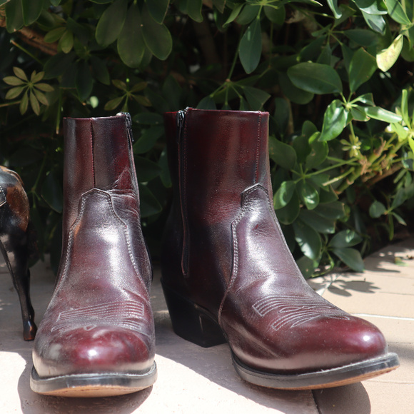 durango men's side zipper western boots